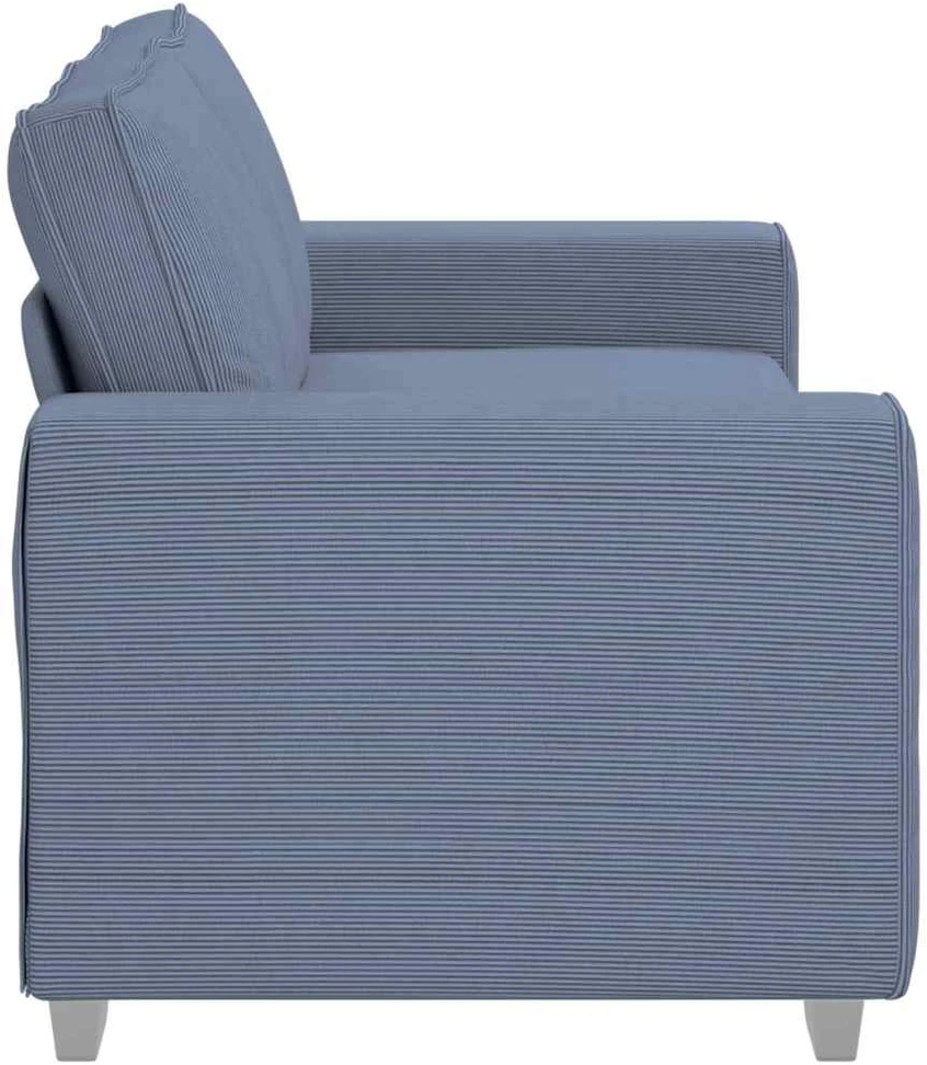Dvivietė sofa, mėlyna, 180x77x82 cm, velvetas, audinys