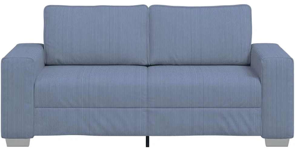Dvivietė sofa, mėlyna, 180x77x82 cm, velvetas, audinys