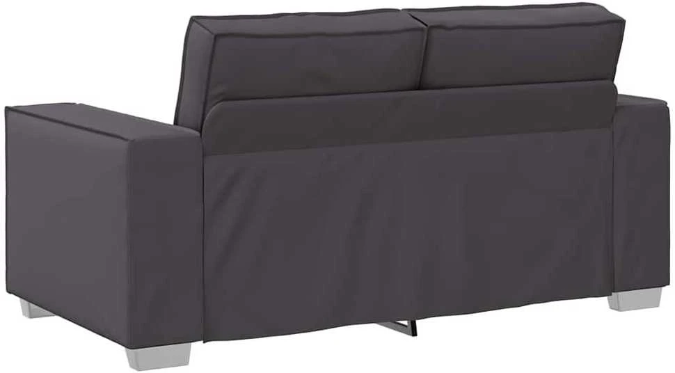 Dvivietė sofa Pilka 160 cm Dirbtinė oda