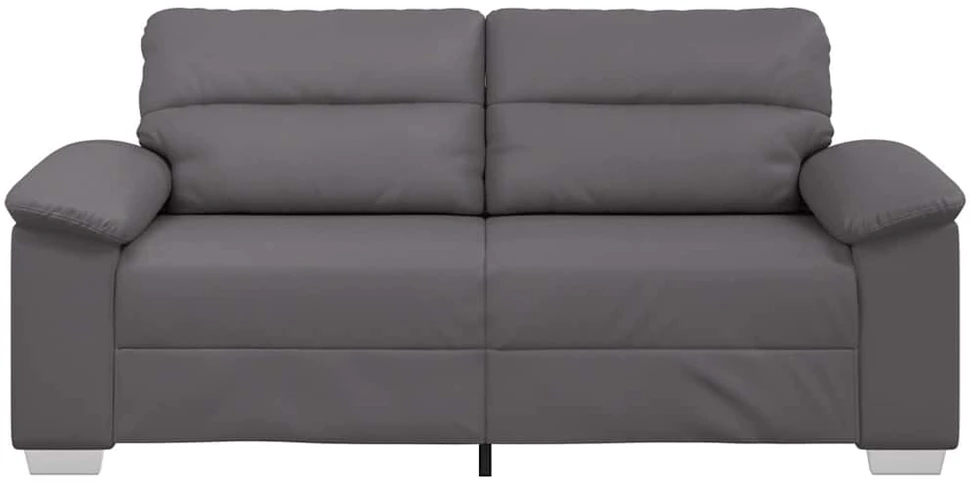 Dvivietė sofa, pilka, 180x81x84 cm, dirbtinė oda