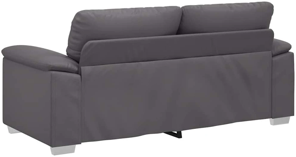 Dvivietė sofa, pilka, 180x81x84 cm, dirbtinė oda