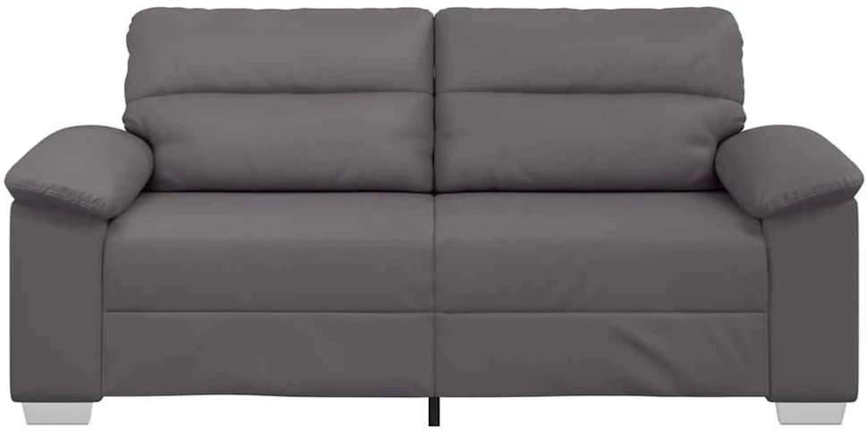 Dvivietė sofa, pilka, 180x81x84 cm, dirbtinė oda