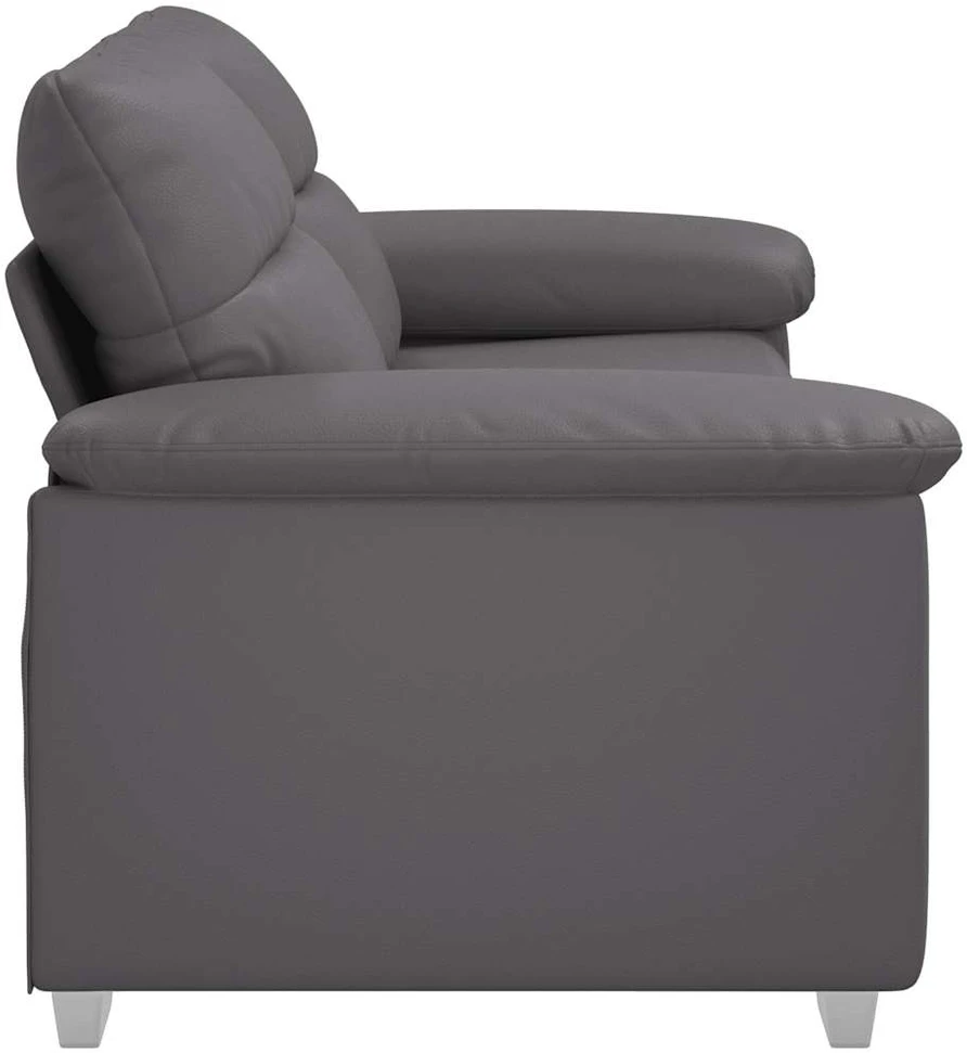 Dvivietė sofa, pilka, 180x81x84 cm, dirbtinė oda