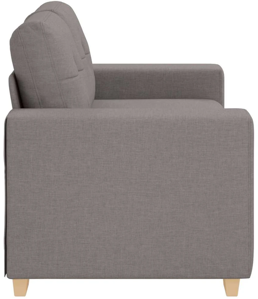 Dvivietė sofa, pilkai pilka, 160x77x82 cm, audinys