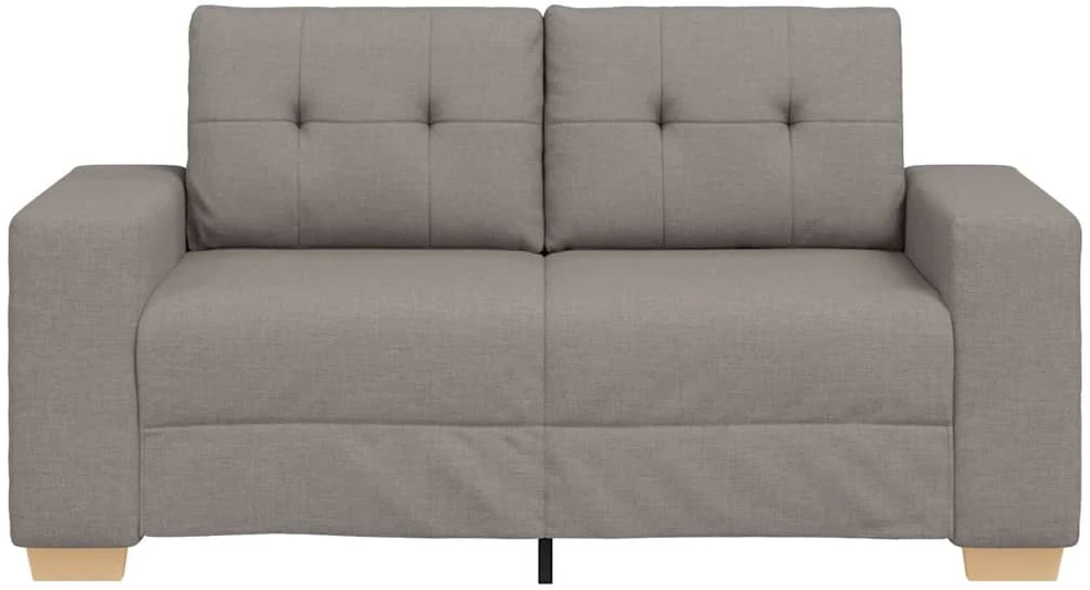 Dvivietė sofa, pilkai pilka, 160x77x82 cm, audinys