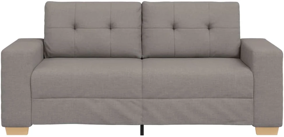 Dvivietė sofa, pilkai pilka, 180x77x82 cm, audinys