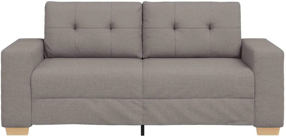 Dvivietė sofa, pilkai pilka, 180x77x82 cm, audinys