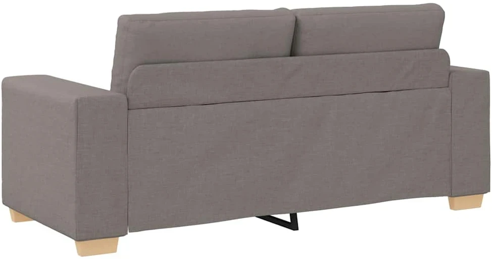 Dvivietė sofa, pilkai pilka, 180x77x82 cm, audinys