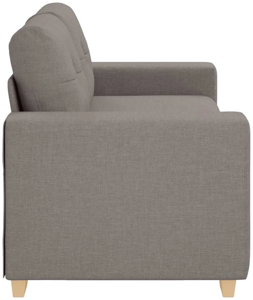 Dvivietė sofa, pilkai pilka, 180x77x82 cm, audinys
