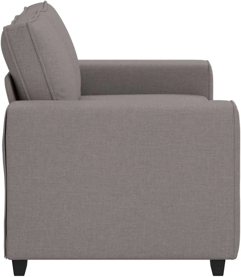Dvivietė sofa, pilkai ruda, 160x77x82 cm, audinys
