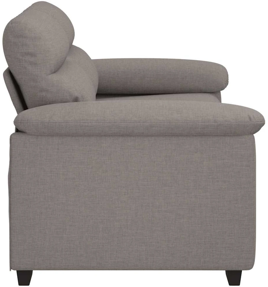 Dvivietė sofa, pilkai ruda, 160x81x84 cm, audinys