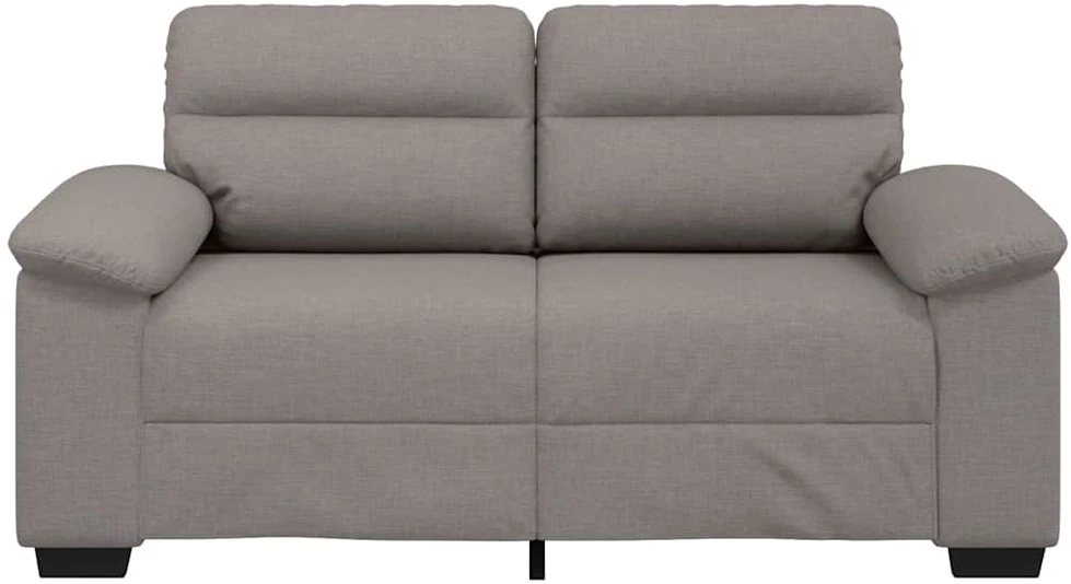Dvivietė sofa, pilkai ruda, 160x81x84 cm, audinys