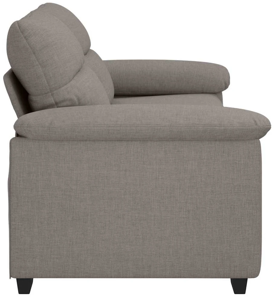 Dvivietė sofa, pilkai ruda, 180x81x84 cm, audinys