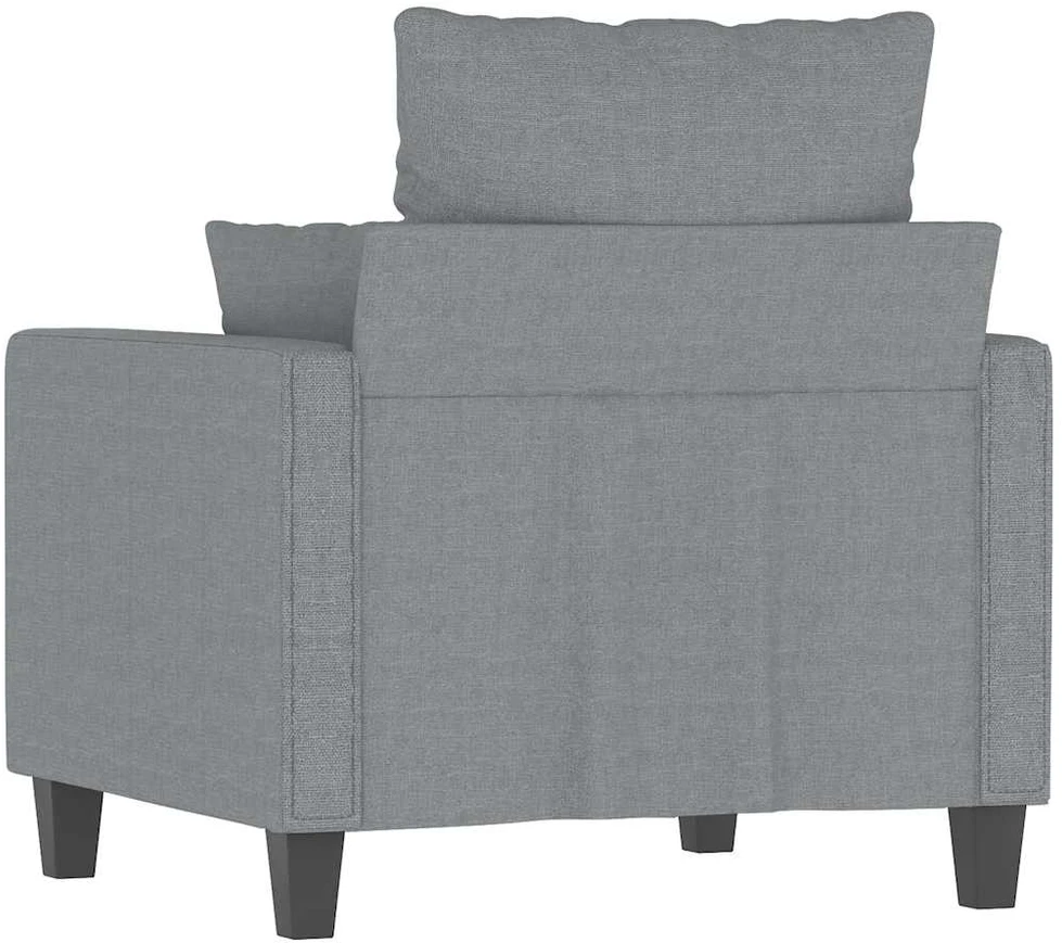 Dvivietė sofa, pilkos spalvos, 140cm, dirbtinė oda