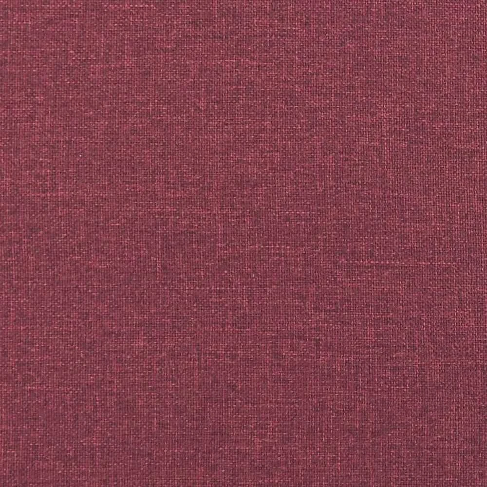 Dvivietė sofa, raudonojo vyno spalvos, 120cm, audinys