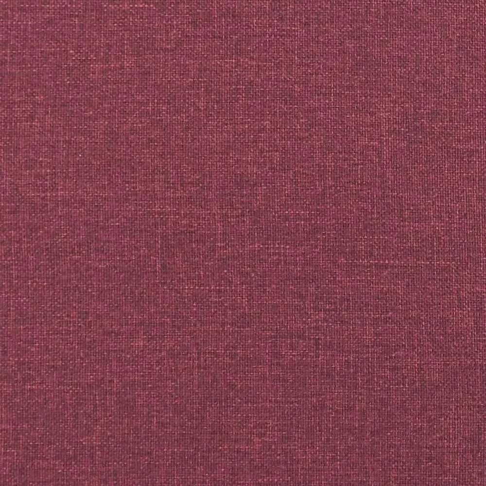 Dvivietė sofa, raudonojo vyno spalvos, 140cm, audinys