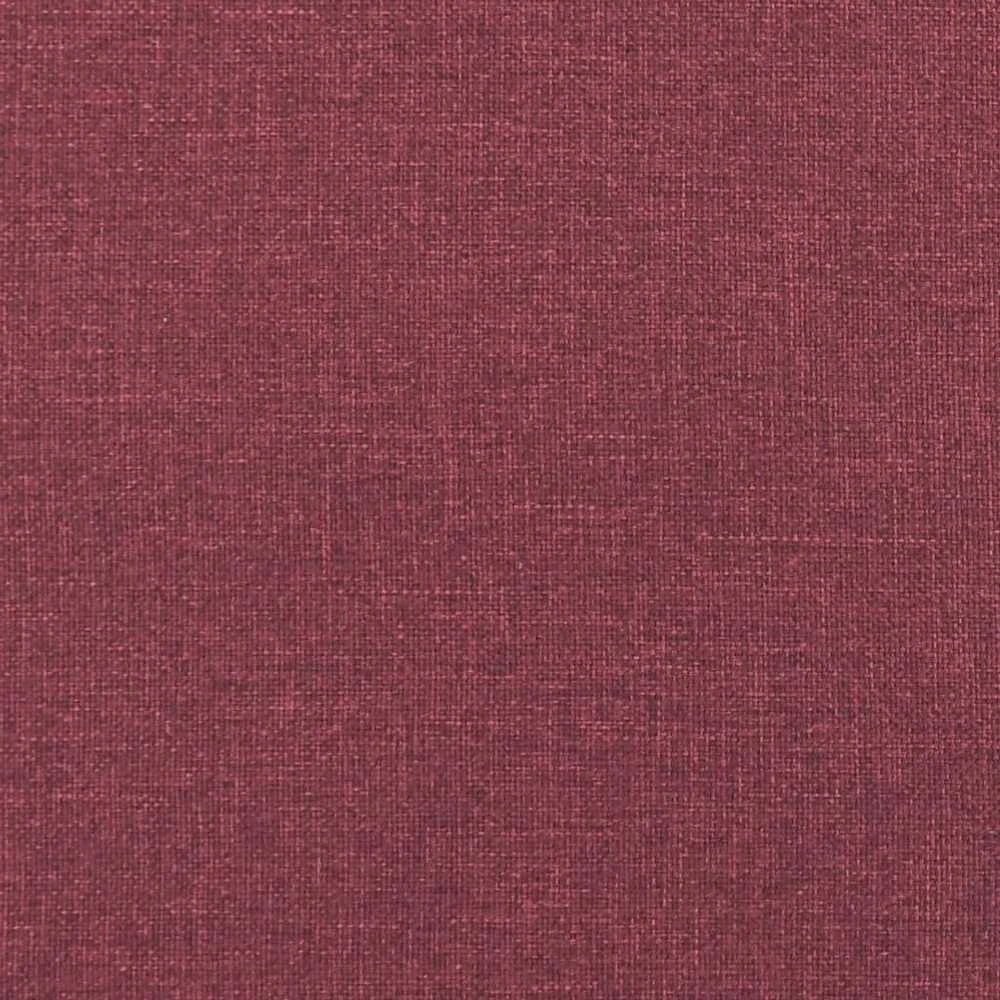 Dvivietė sofa, raudonojo vyno spalvos, 140cm, audinys