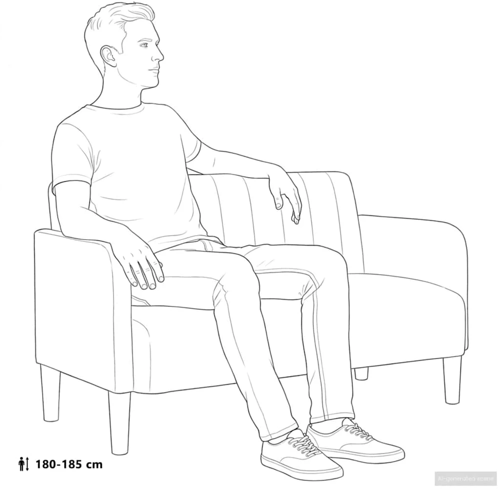 Dvivietė sofa, rožinė, 109 cm, aksomas