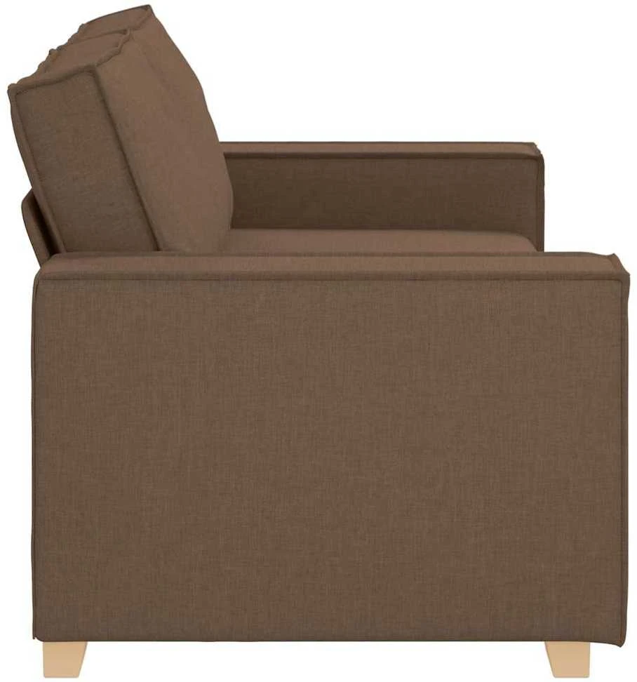 Dvivietė sofa, ruda, 180x78x84 cm, audinys