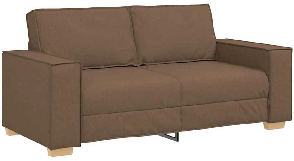 Dvivietė sofa, ruda, 180x78x84 cm, audinys