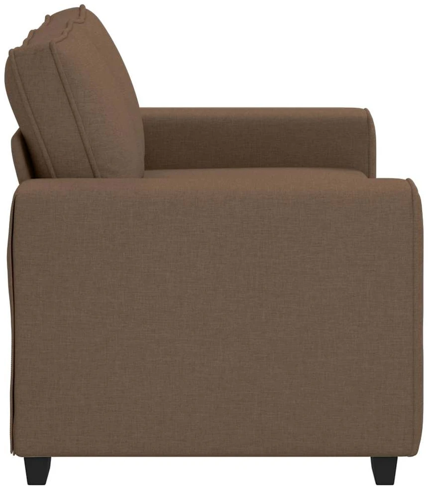 Dvivietė sofa, ruda, 160x77x82 cm, audinys