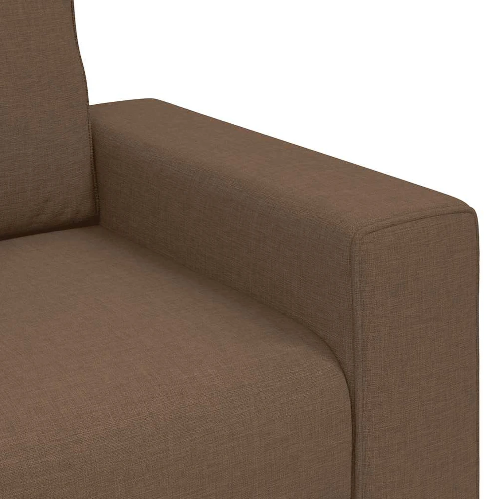 Dvivietė sofa, ruda, 160x77x82 cm, audinys