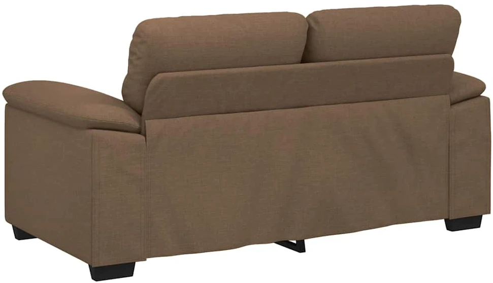 Dvivietė sofa, ruda, 160x81x84 cm, audinys