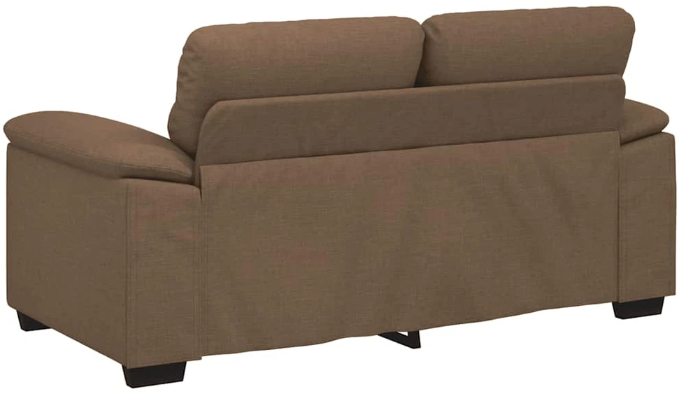 Dvivietė sofa, ruda, 160x81x84 cm, audinys