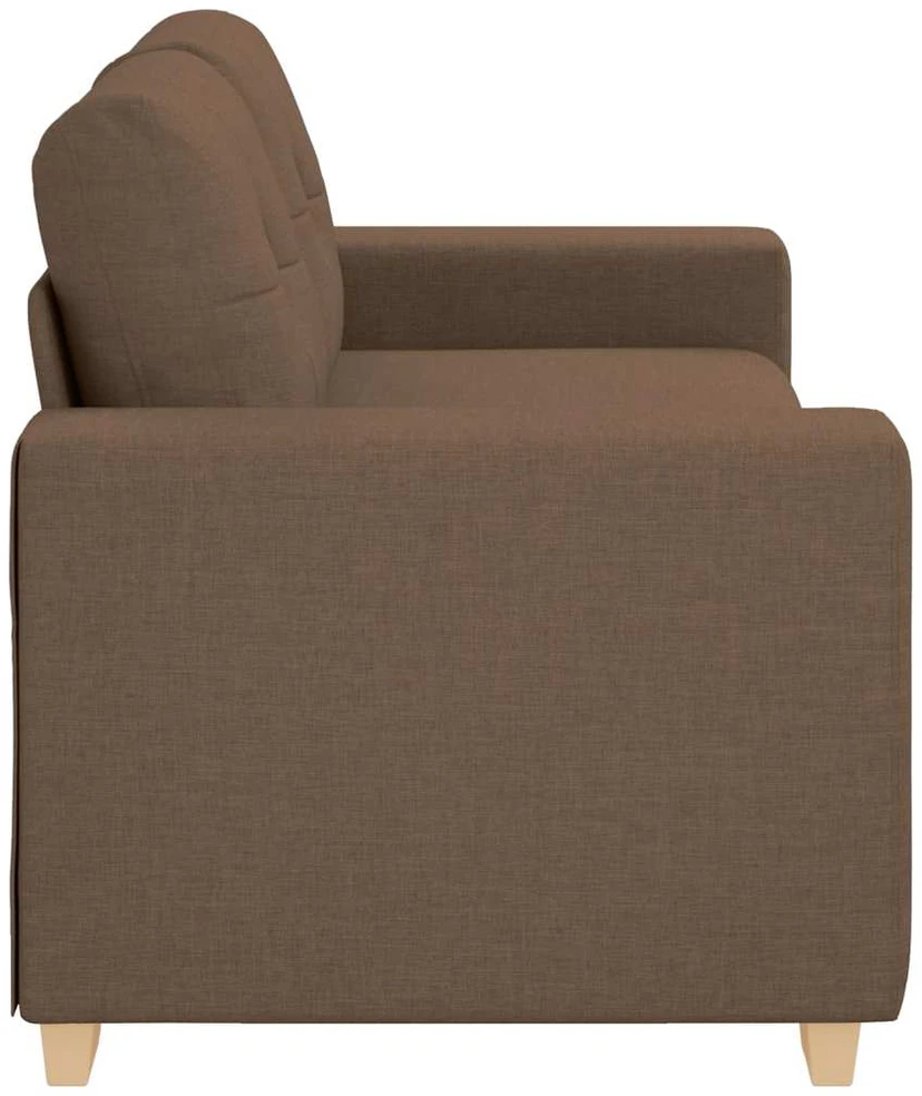 Dvivietė sofa, ruda, 180x77x82 cm, audinys
