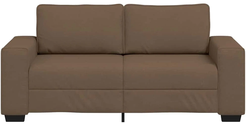Dvivietė sofa, ruda, 180x77x82 cm, audinys