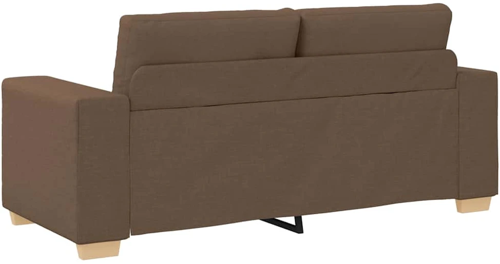 Dvivietė sofa, ruda, 180x77x82 cm, audinys