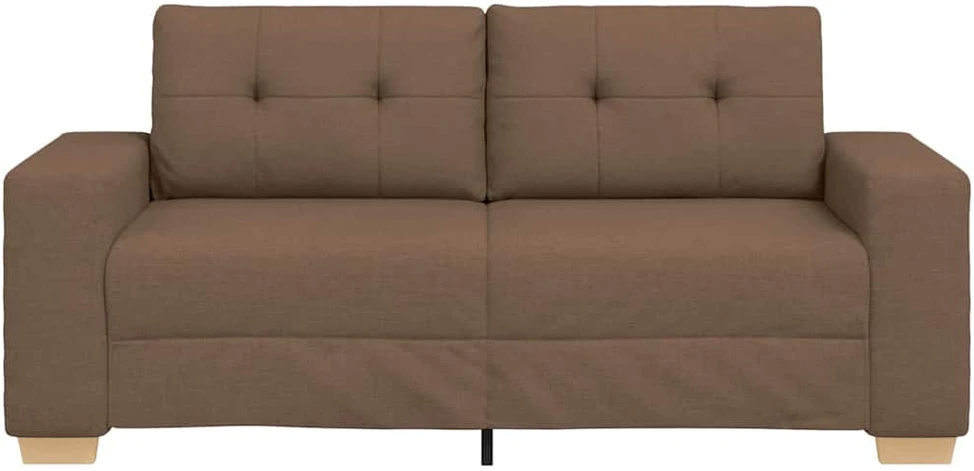 Dvivietė sofa, ruda, 180x77x82 cm, audinys