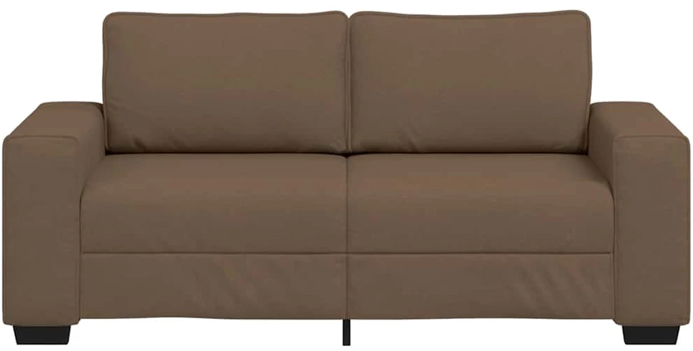 Dvivietė sofa, ruda, 180x77x82 cm, audinys