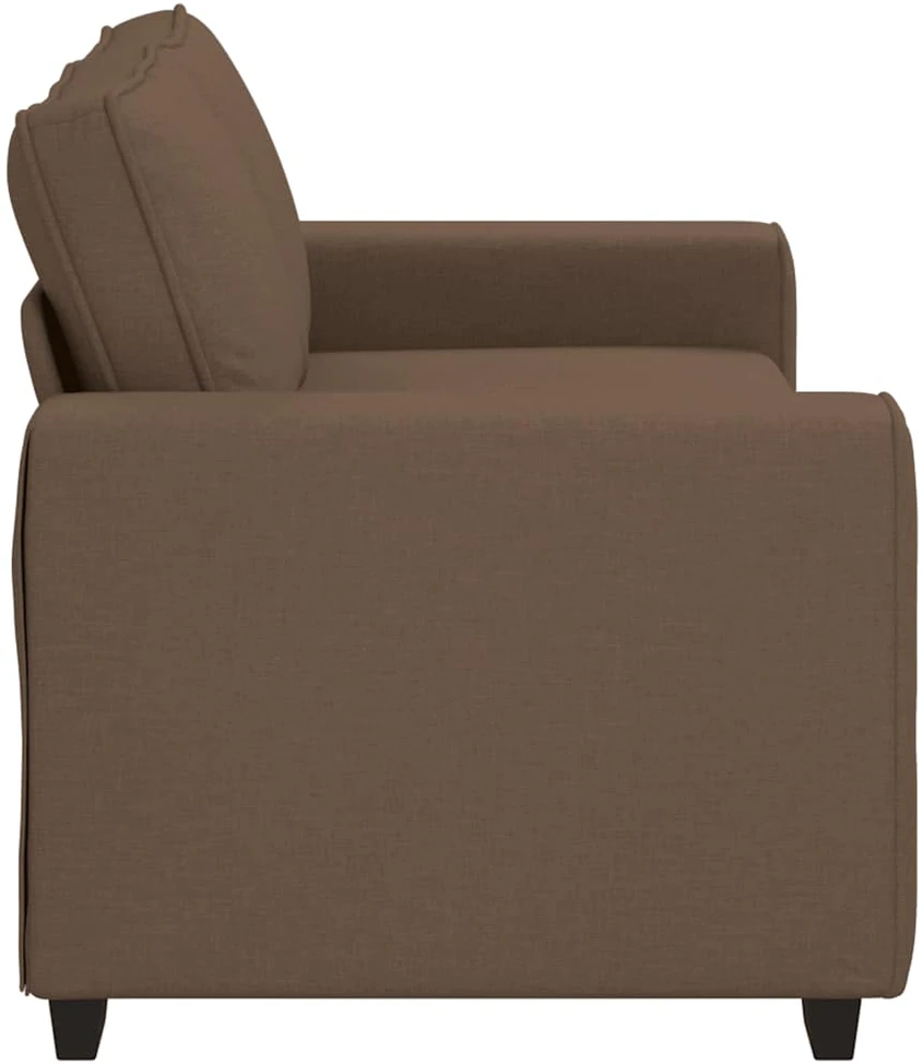 Dvivietė sofa, ruda, 180x77x82 cm, audinys