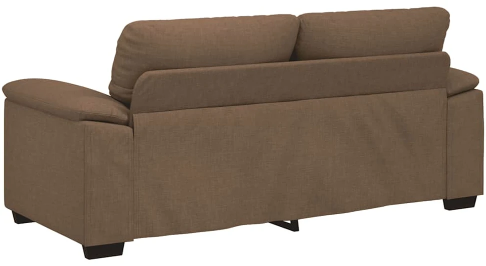 Dvivietė sofa, ruda, 180x81x84 cm, audinys