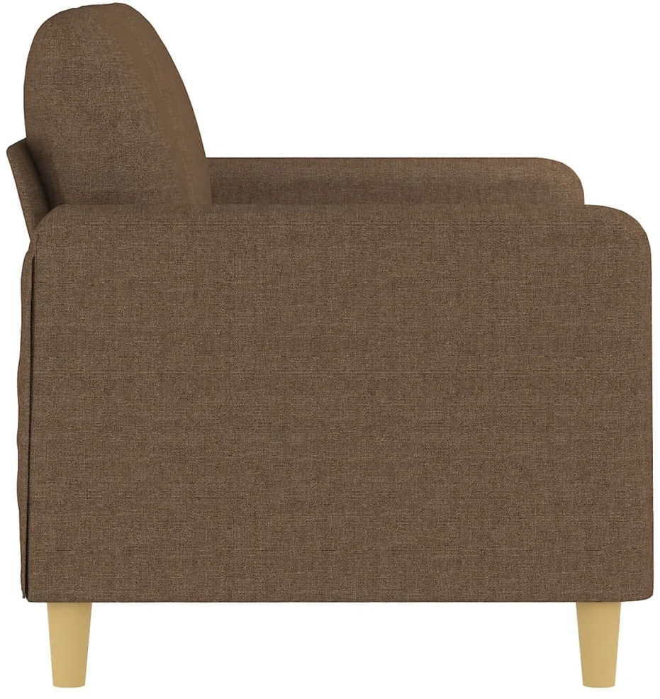 Dvivietė sofa, rudos spalvos, 120cm, audinys