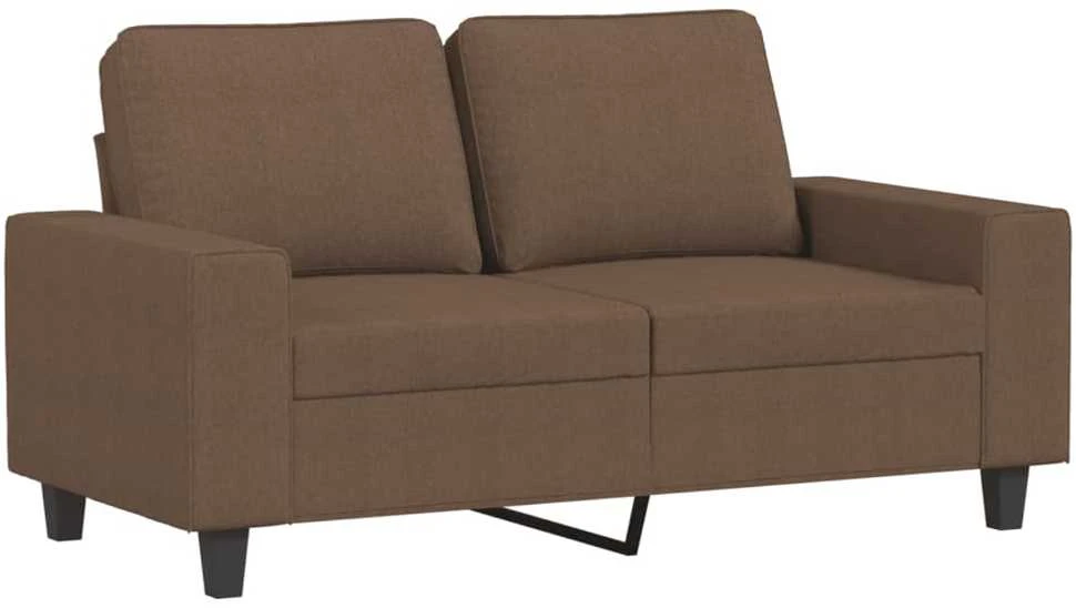 Dvivietė sofa, rudos spalvos, 120cm, audinys