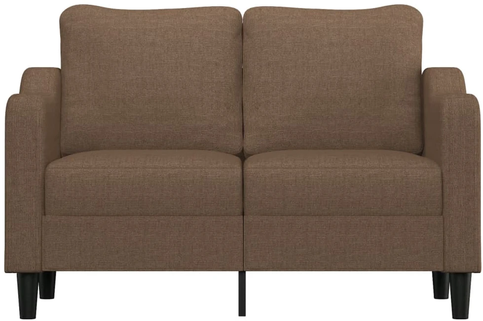 Dvivietė sofa, rudos spalvos, 120cm, audinys