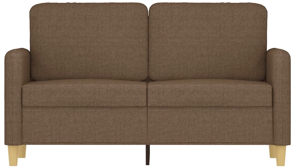 Dvivietė sofa, rudos spalvos, 120cm, audinys