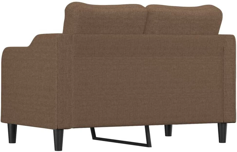 Dvivietė sofa, rudos spalvos, 120cm, audinys