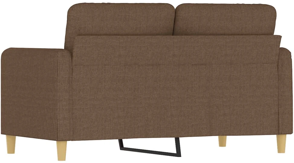 Dvivietė sofa, rudos spalvos, 120cm, audinys