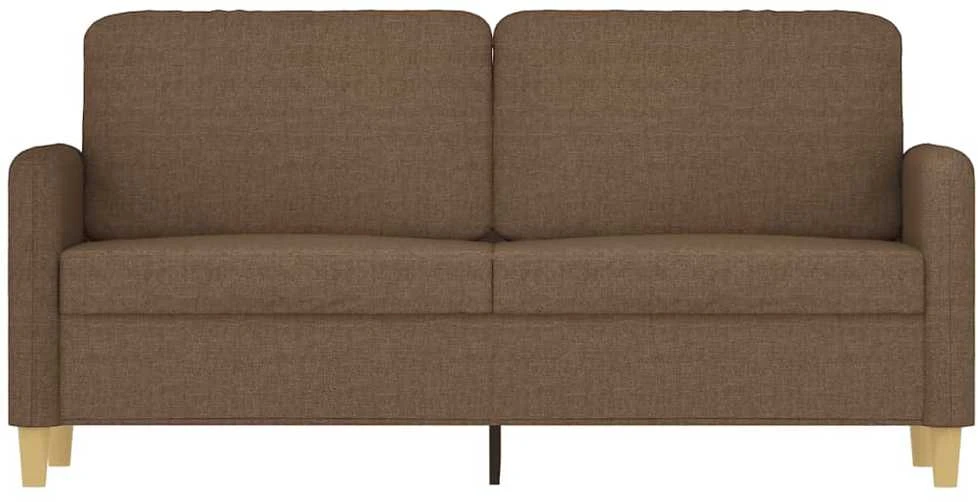 Dvivietė sofa, rudos spalvos, 140cm, audinys