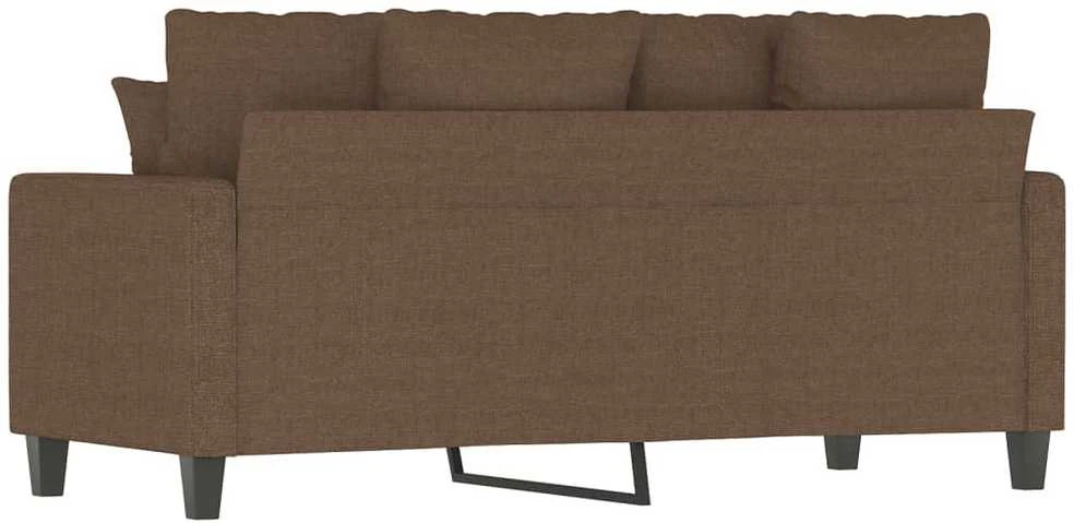 Dvivietė sofa, rudos spalvos, 140cm, audinys
