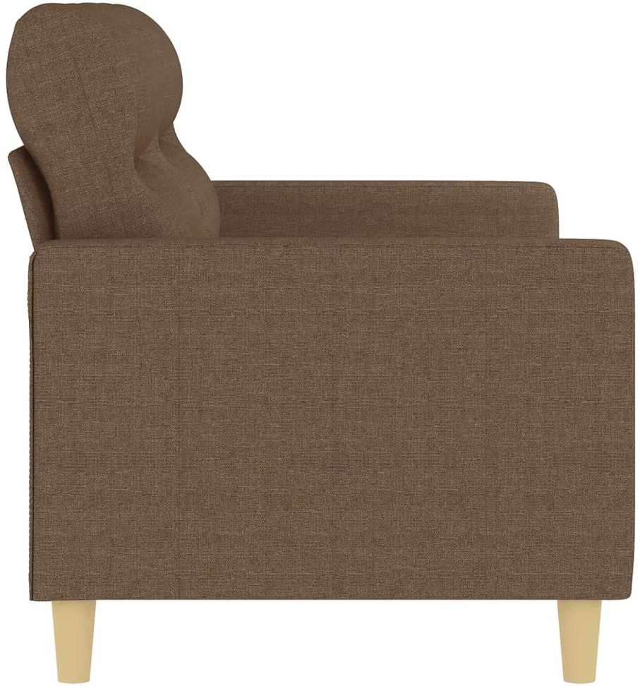 Dvivietė sofa, rudos spalvos, 140cm, audinys