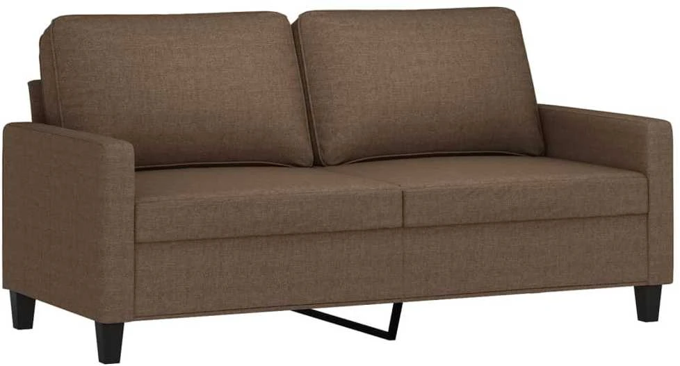 Dvivietė sofa, rudos spalvos, 140cm, audinys