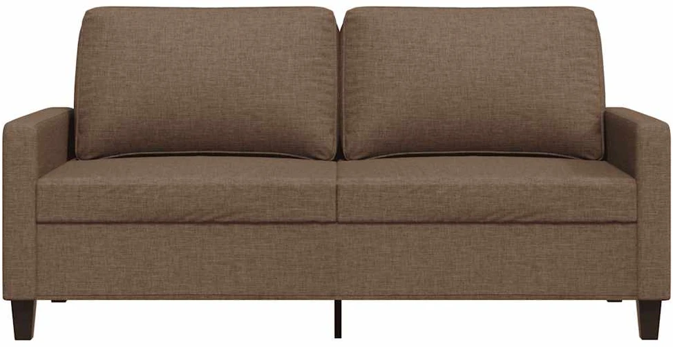 Dvivietė sofa, rudos spalvos, 140cm, audinys