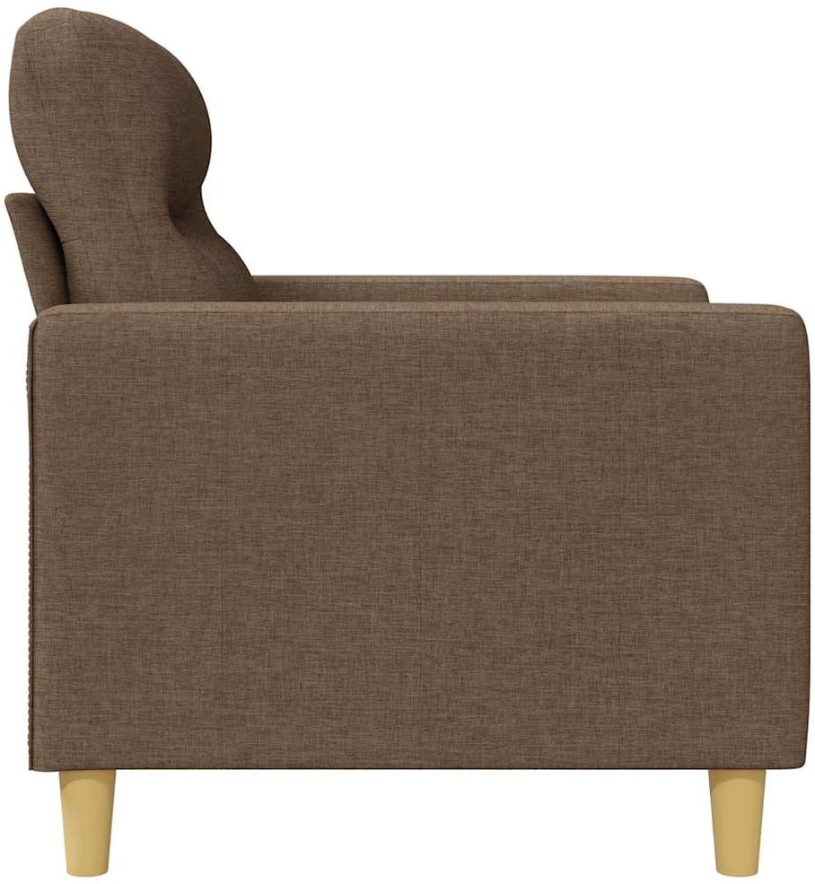 Dvivietė sofa, rudos spalvos, 140cm, audinys