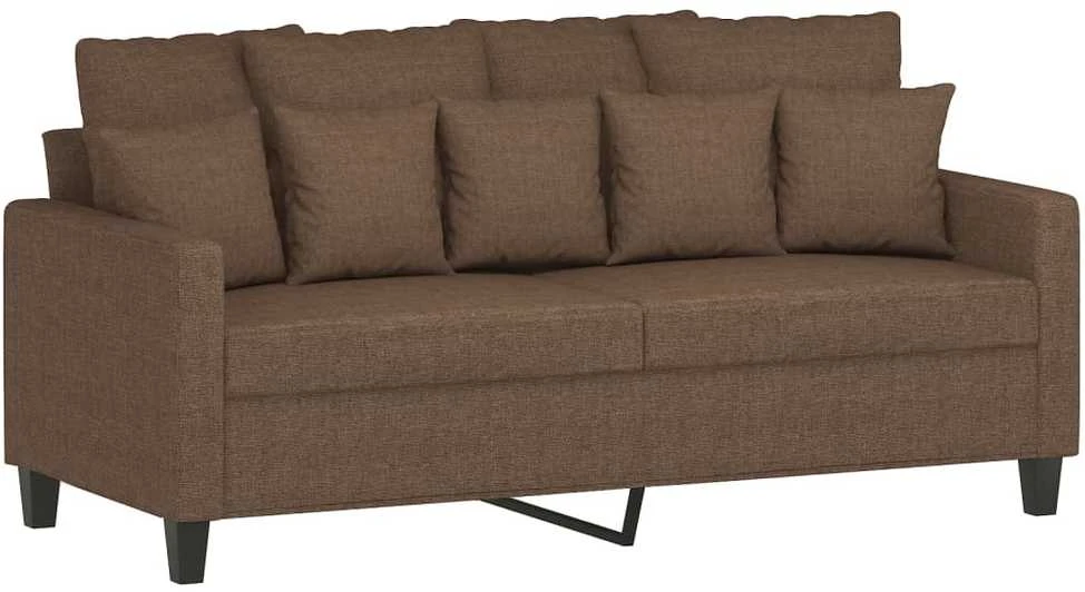 Dvivietė sofa, rudos spalvos, 140cm, audinys