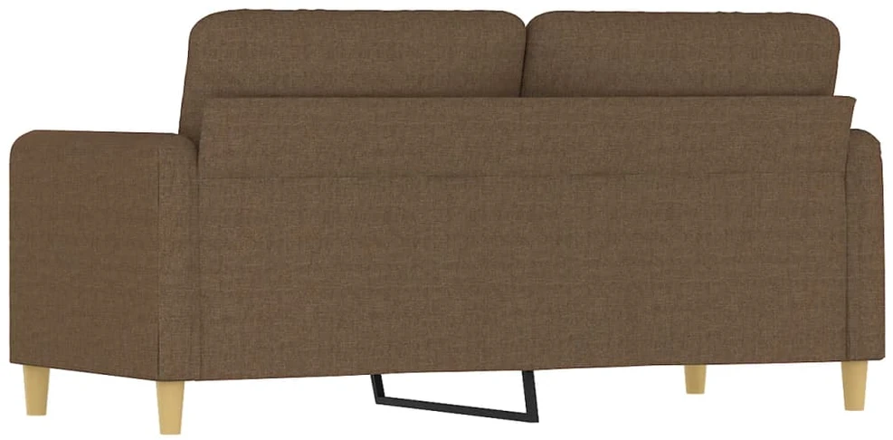 Dvivietė sofa, rudos spalvos, 140cm, audinys