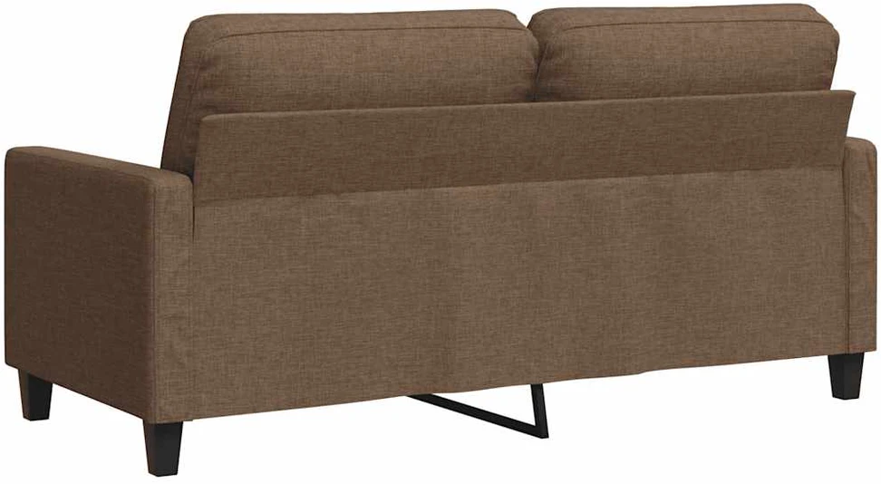 Dvivietė sofa, rudos spalvos, 140cm, audinys